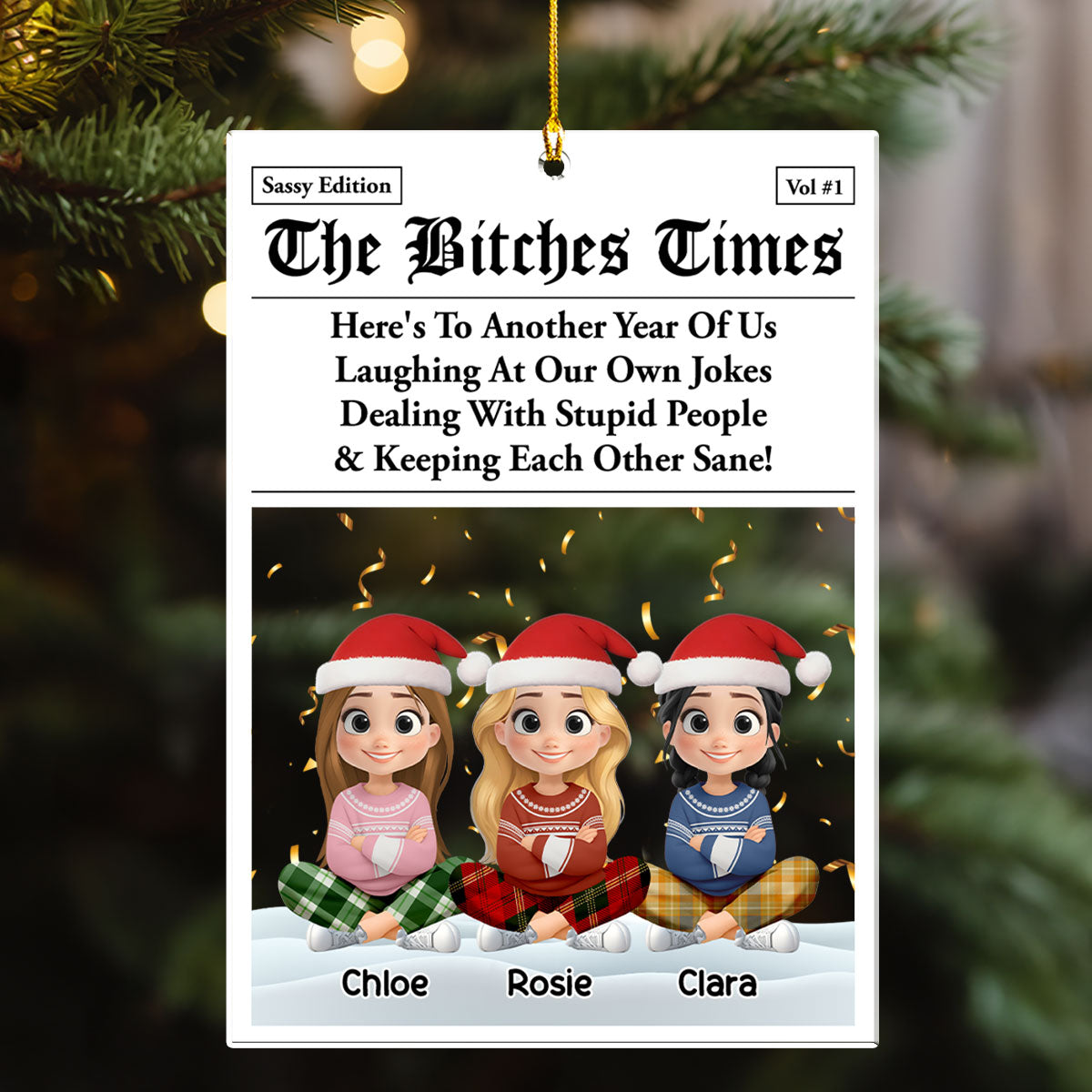 Bad Decisions Make Great Stories - Personalized Custom Acrylic Ornament