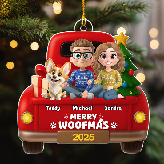 Hop On Da Car - Personalized Custom 3D Effect Acrylic Ornament