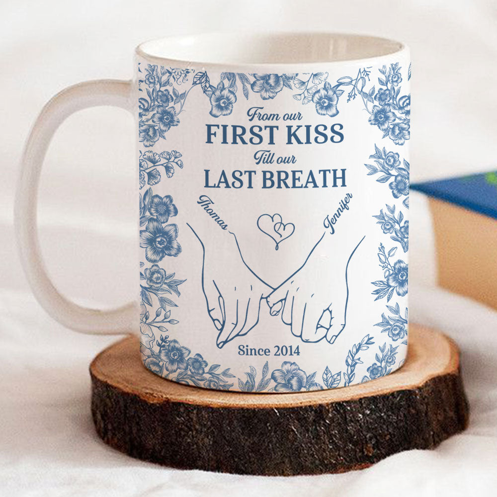 First Kiss - Personalized Custom Coffee Mug