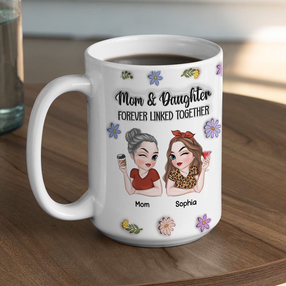 Linked Together - Personalized Custom 3D Inflated Effect Mug