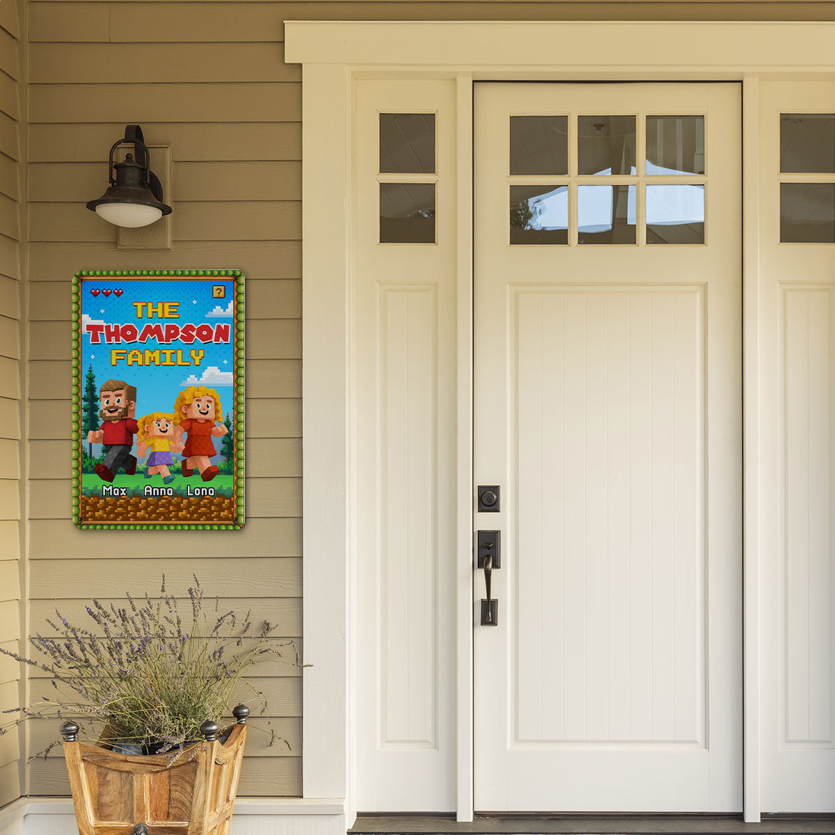 The Family - Personalized Custom 3D Inflated Effect Metal Sign