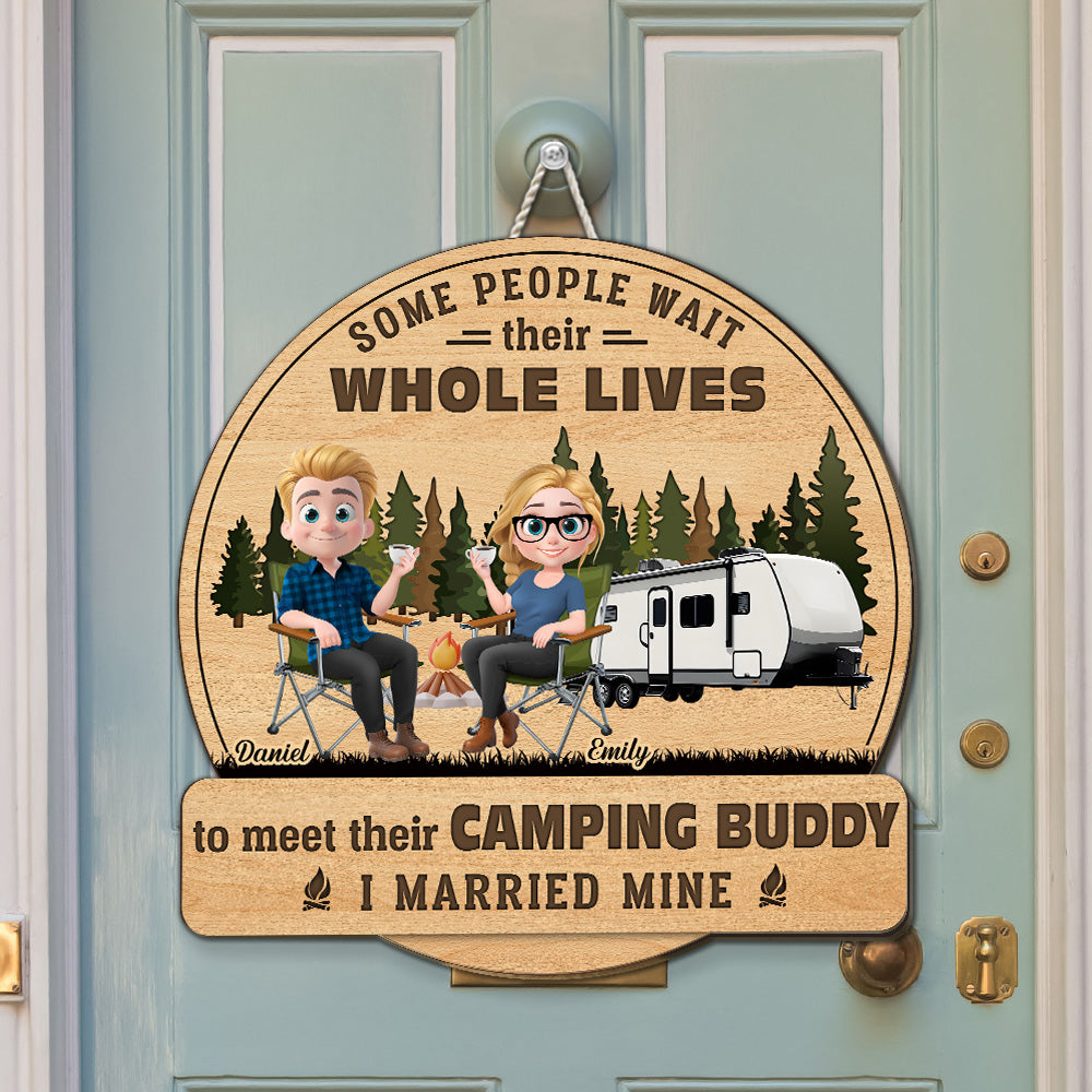 You Me And The Wild - Personalized Custom Wood Sign