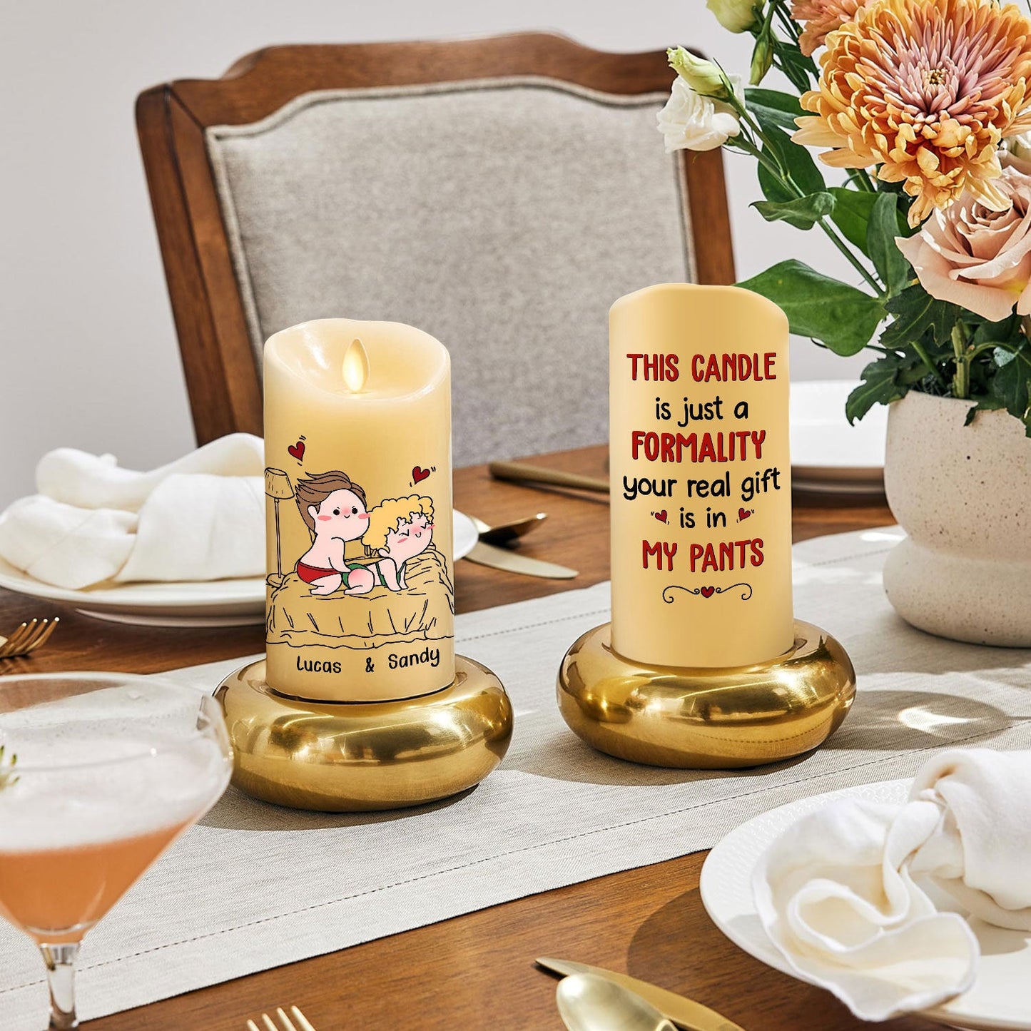 In My Pants - Personalized Custom LED Candle