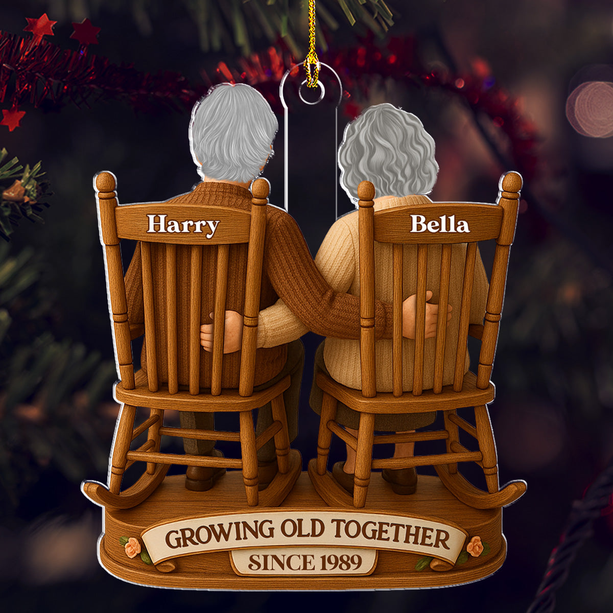 A Lifetime Of Love - Personalized Custom Acrylic Ornament