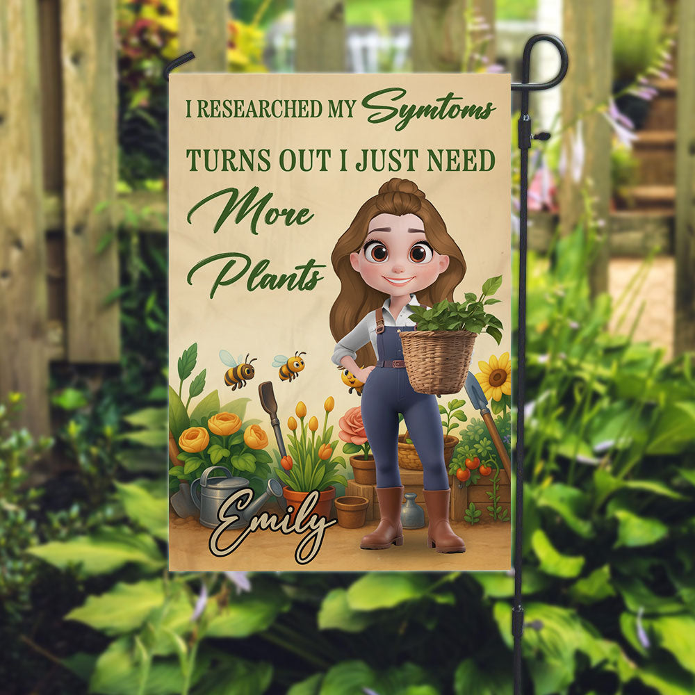 Need More Plants - Personalized Custom Flag