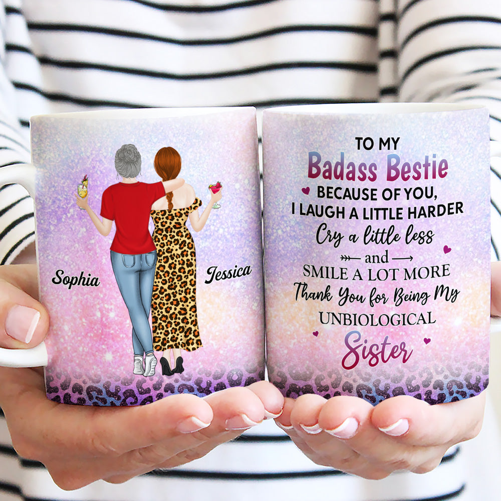 My Unbiological Sister - Personalized Custom Coffee Mug