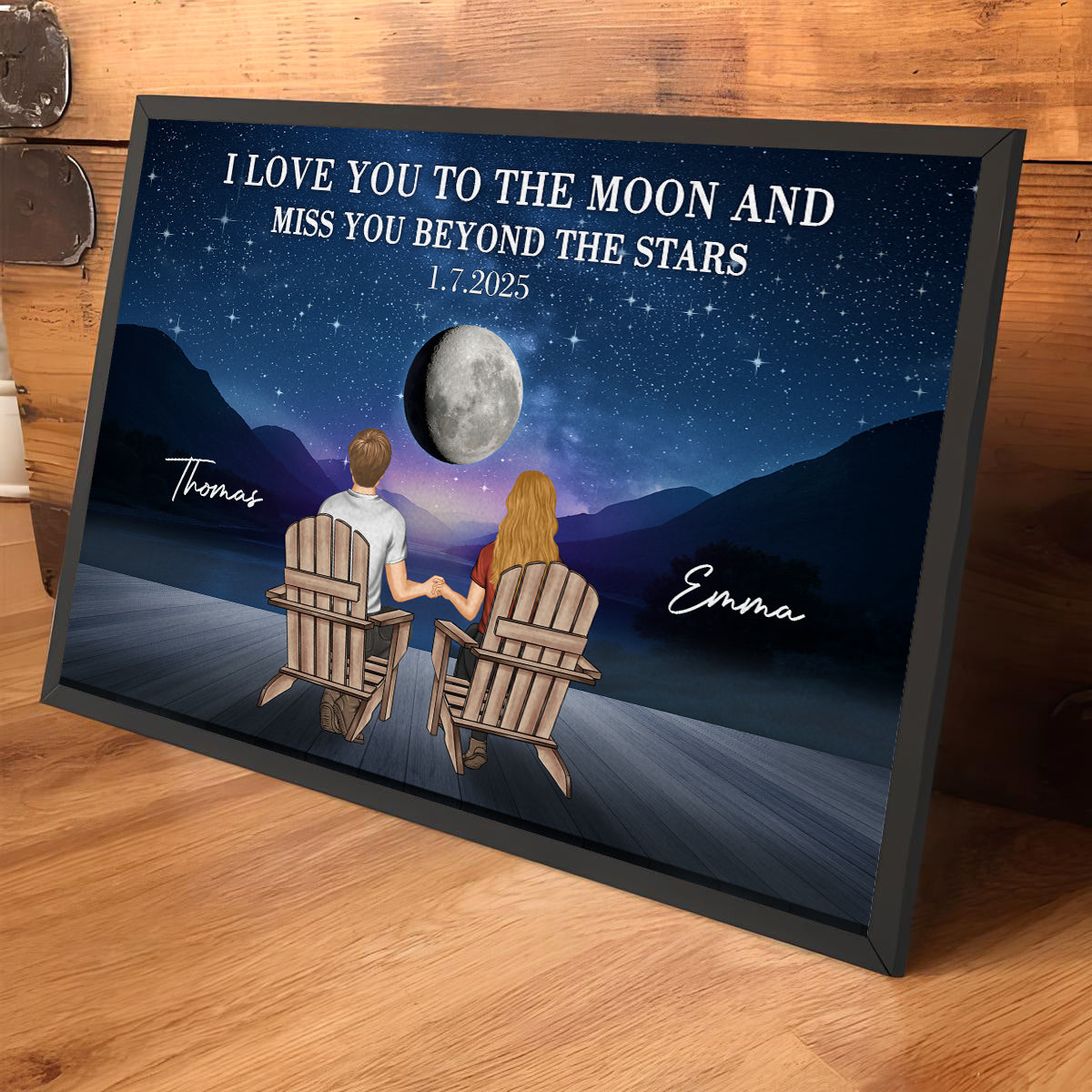 Love Endless As The Stars - Personalized Custom Poster