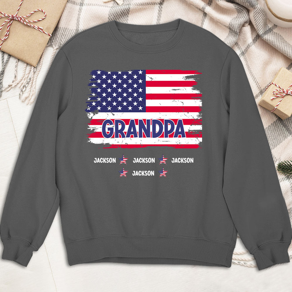 Grandpa Stars - Personalized Custom Shirt