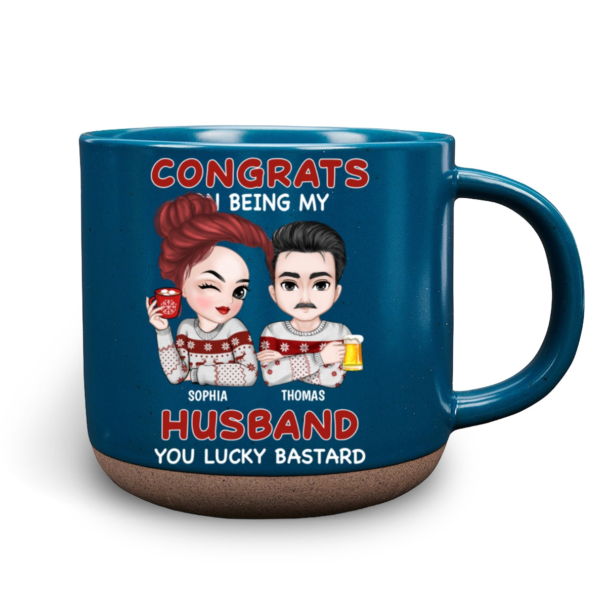 Love You Then - Personalized Custom Pottery Mug