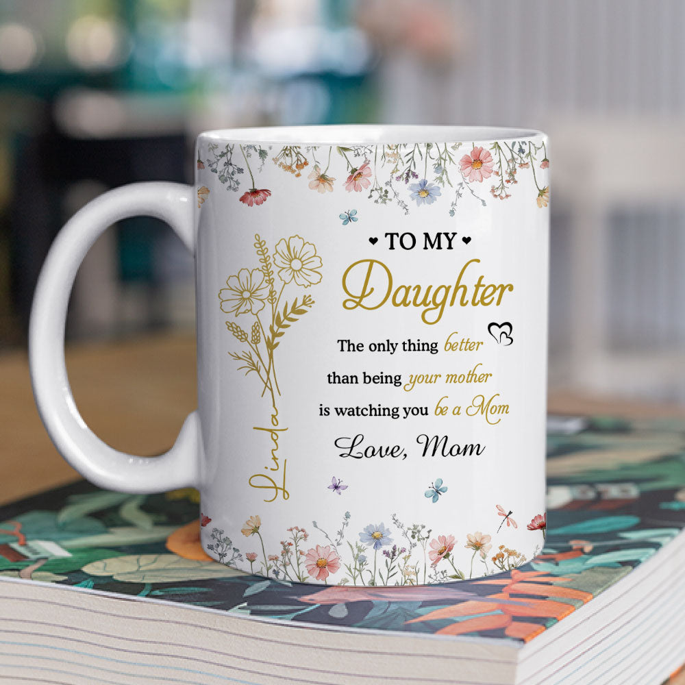 Love My Daughter In Law - Personalized Custom Coffee Mug