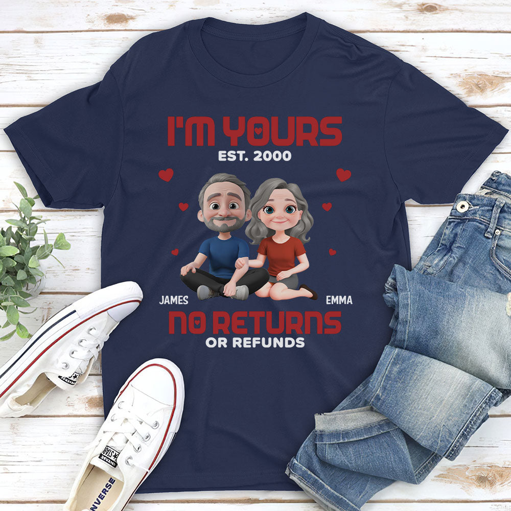 I Am Yours EST - Personalized Custom Shirt