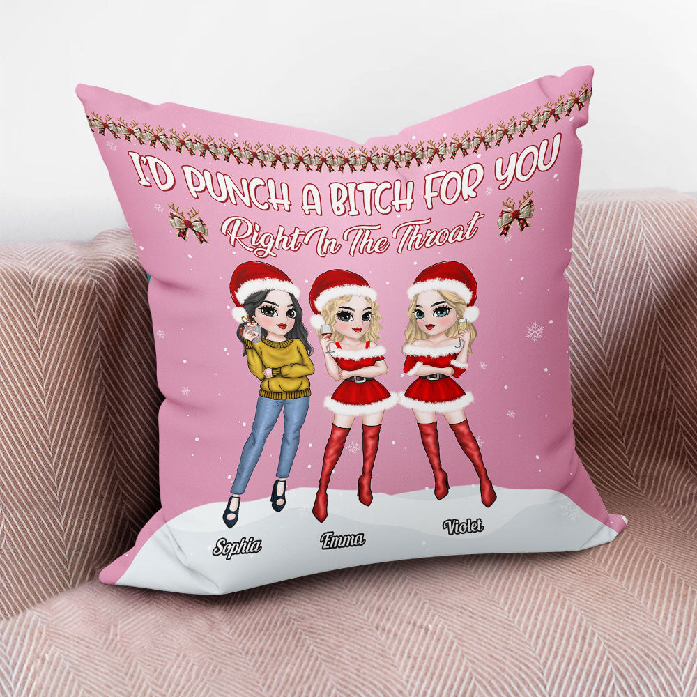 Right In The Throat - Personalized Custom Pillow