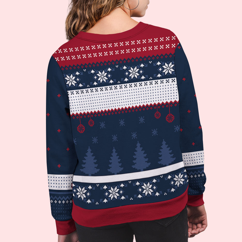 Christmas Family - Personalized Custom All-Over-Print Sweatshirt