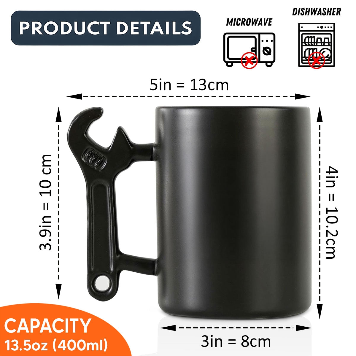 Best Papa Ever â€?Personalized Custom Wrench Handle Mug