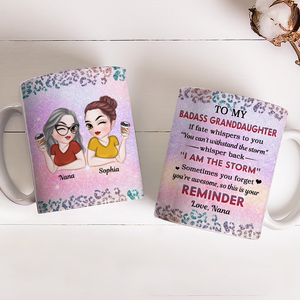 My Brave Granddaughter - Personalized Custom Coffee Mug