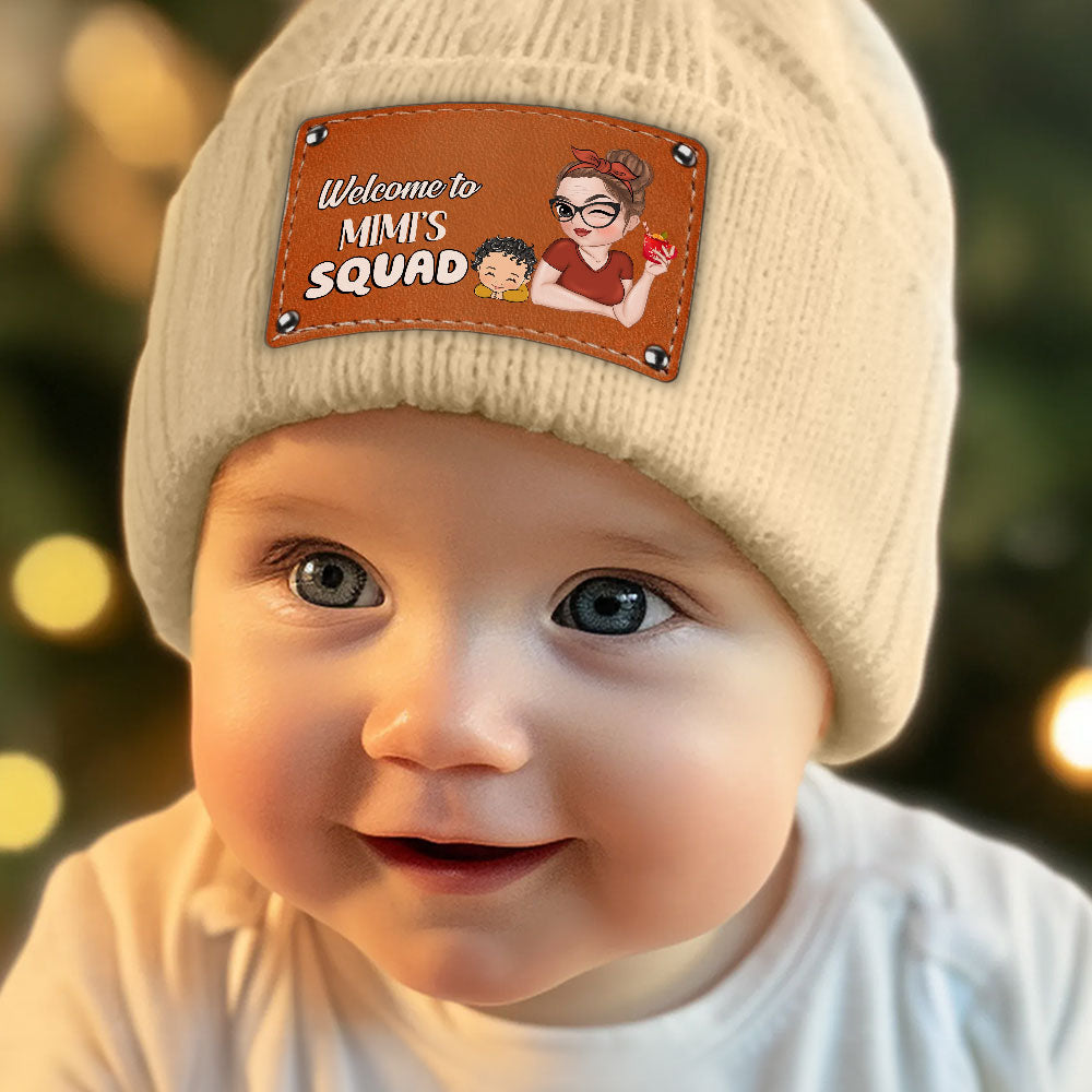 Welcome To Grandmas Squad - Personalized Custom Beanie