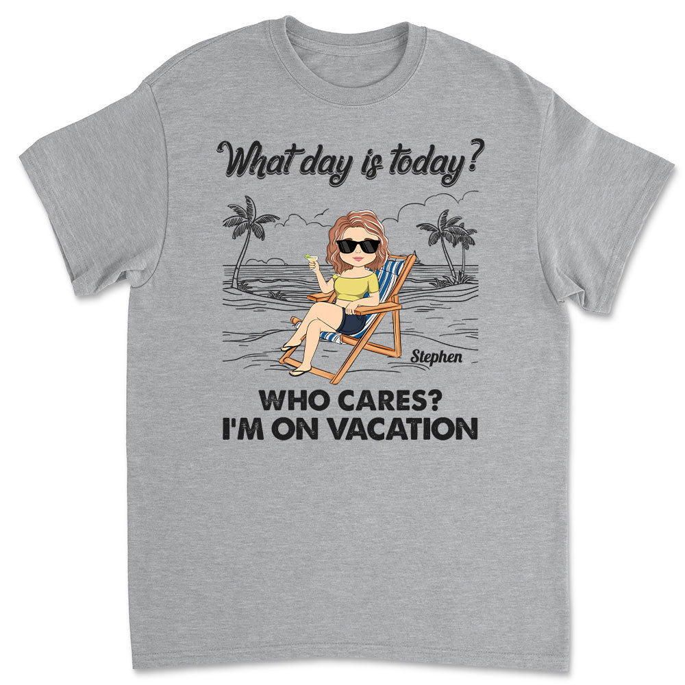 On Vacation - Personalized Custom Shirt
