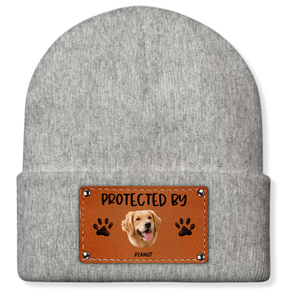 Protected By Pets Photo - Personalized Custom Beanie