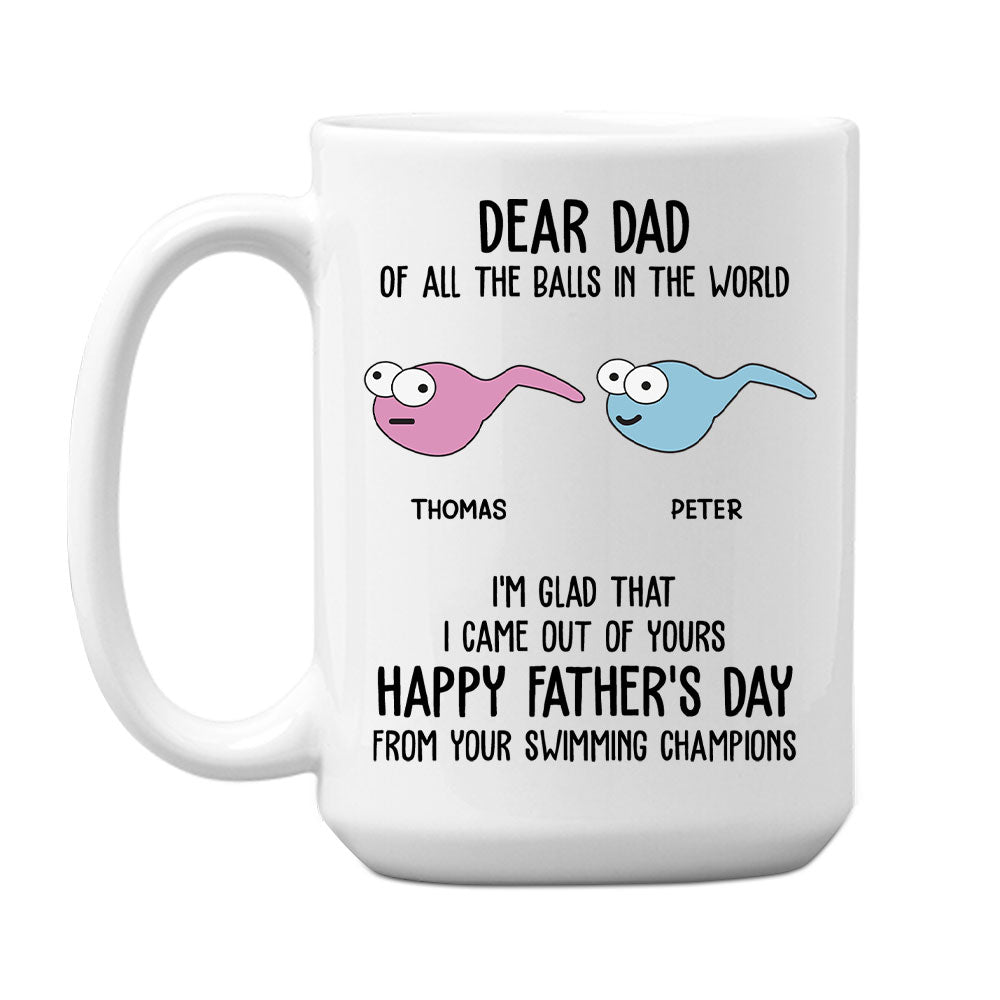 Swimming Champions - Personalized Custom Coffee Mug