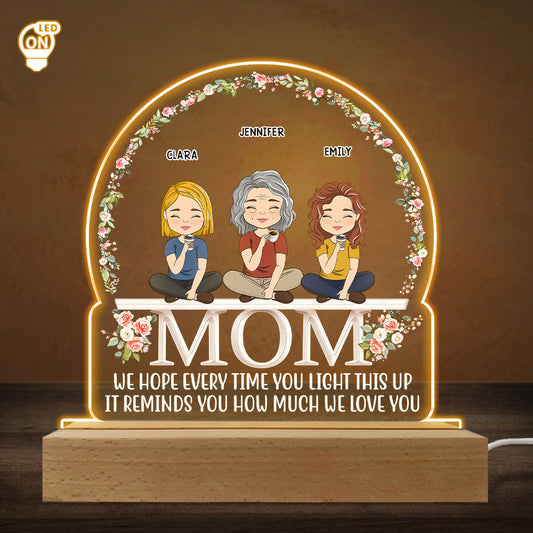 How Much We Love You - Personalized Custom LED Light