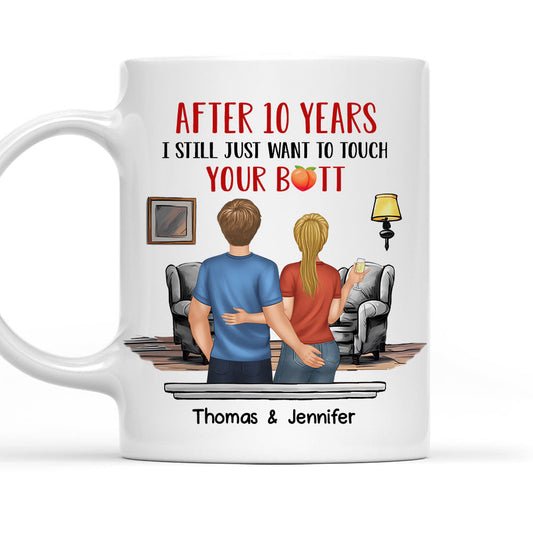 Touch Your Butt - Personalized Custom Coffee Mug
