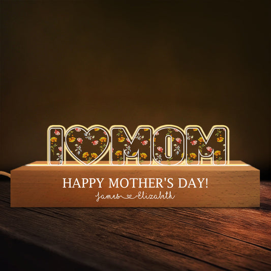 Everything We Are Is Because Of You  - Personalized Custom Acrylic Letters 3D LED Night Light