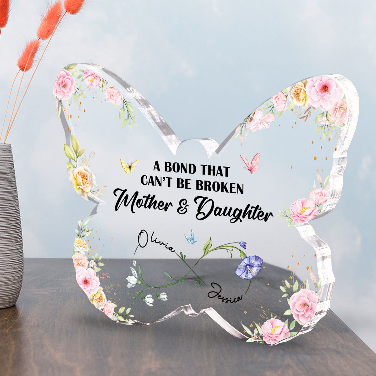 A Bond That Cant Be Broken - Personalized Custom Acrylic Plaque