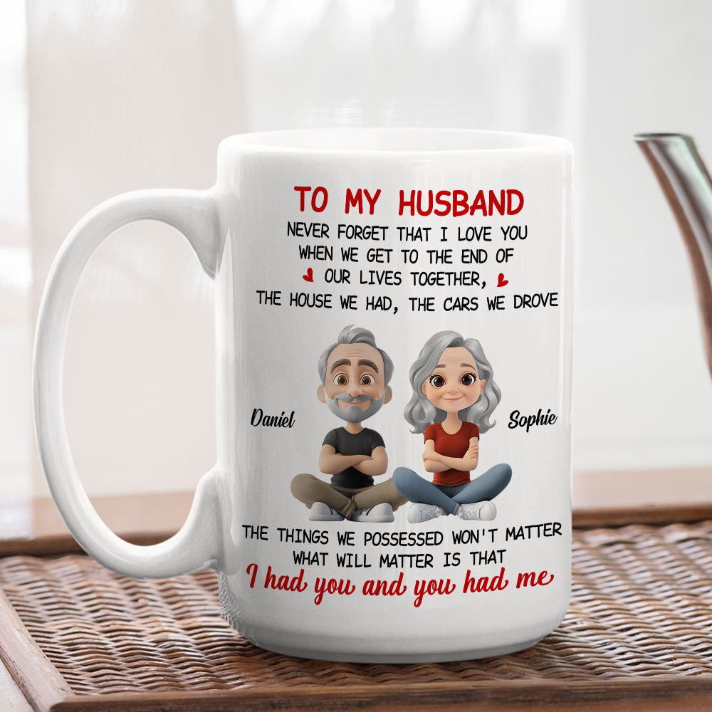 Never Forget I Love You - Personalized Custom Coffee Mug