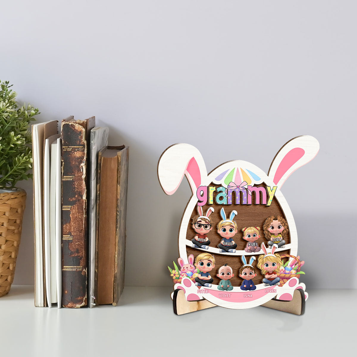 The Love of Grandma Is Pure Magic - Personalized Custom Wooden Plaque