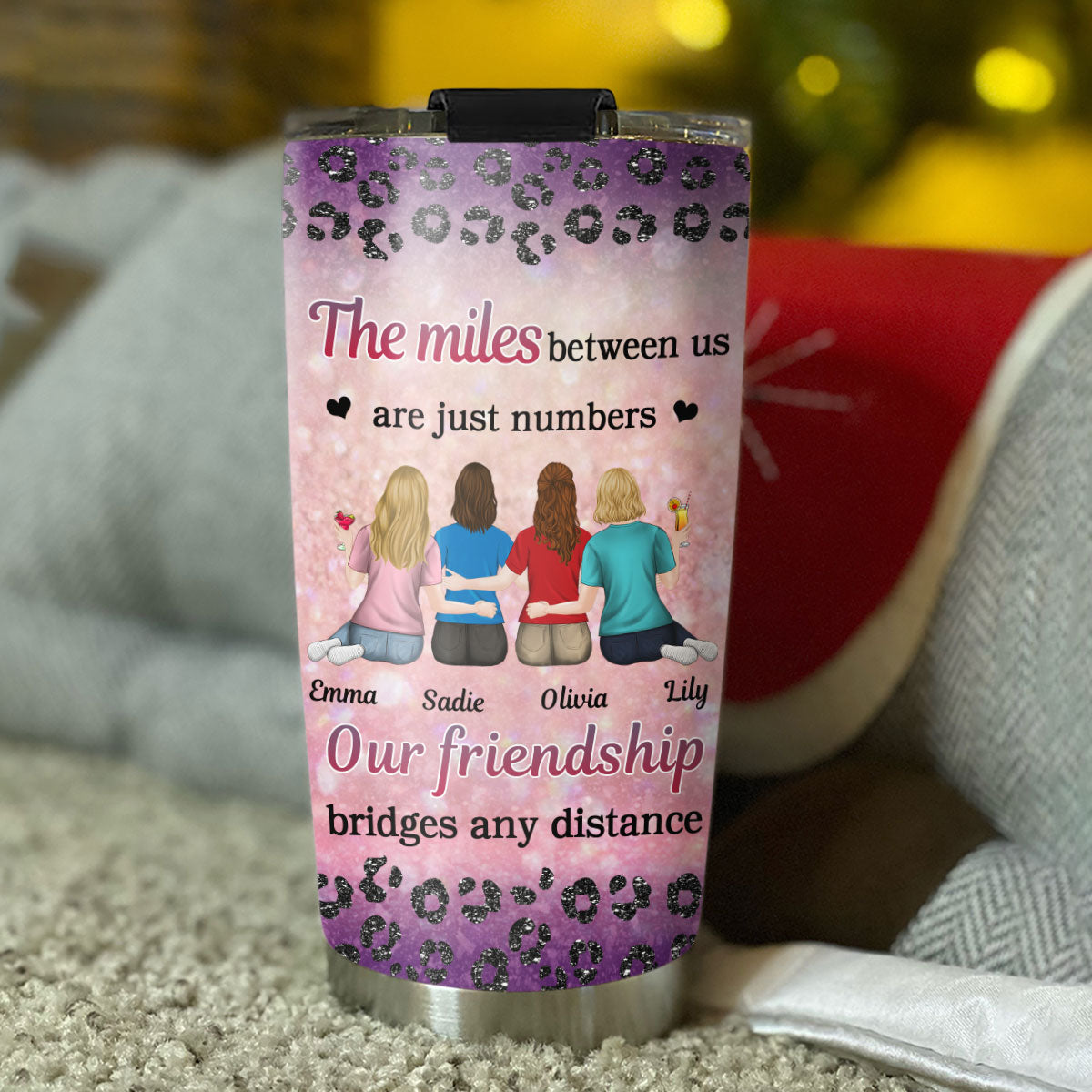 Just Numbers Friend Bestie - Personalized Custom Tumbler