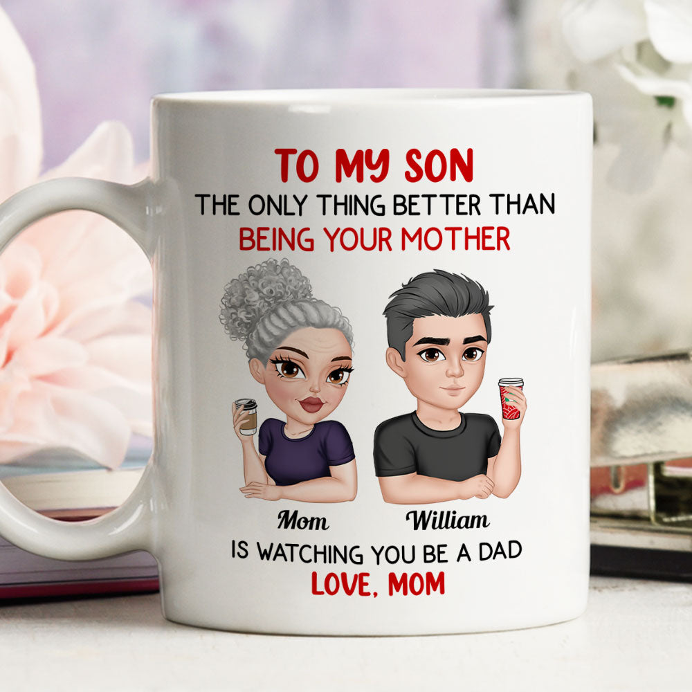 Proud To be Your Father - Personalized Custom Coffee Mug