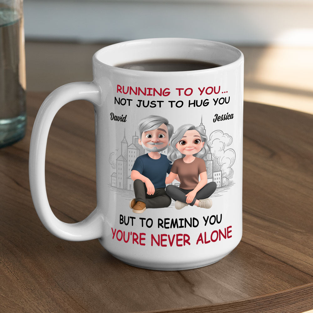 Heart Runs Home To You - Personalized Custom Coffee Mug