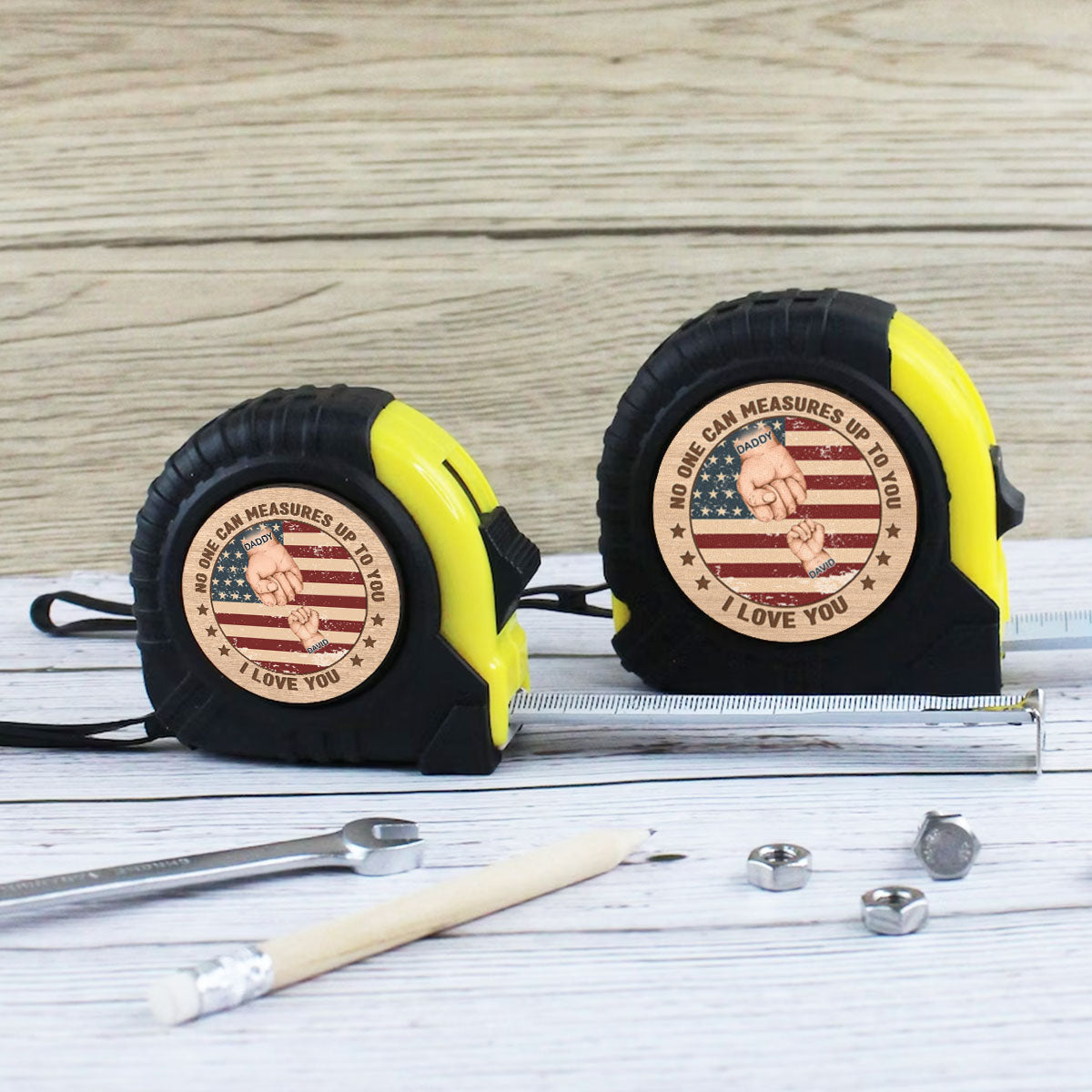 Love Daddy - Personalized Custom Tape Measure