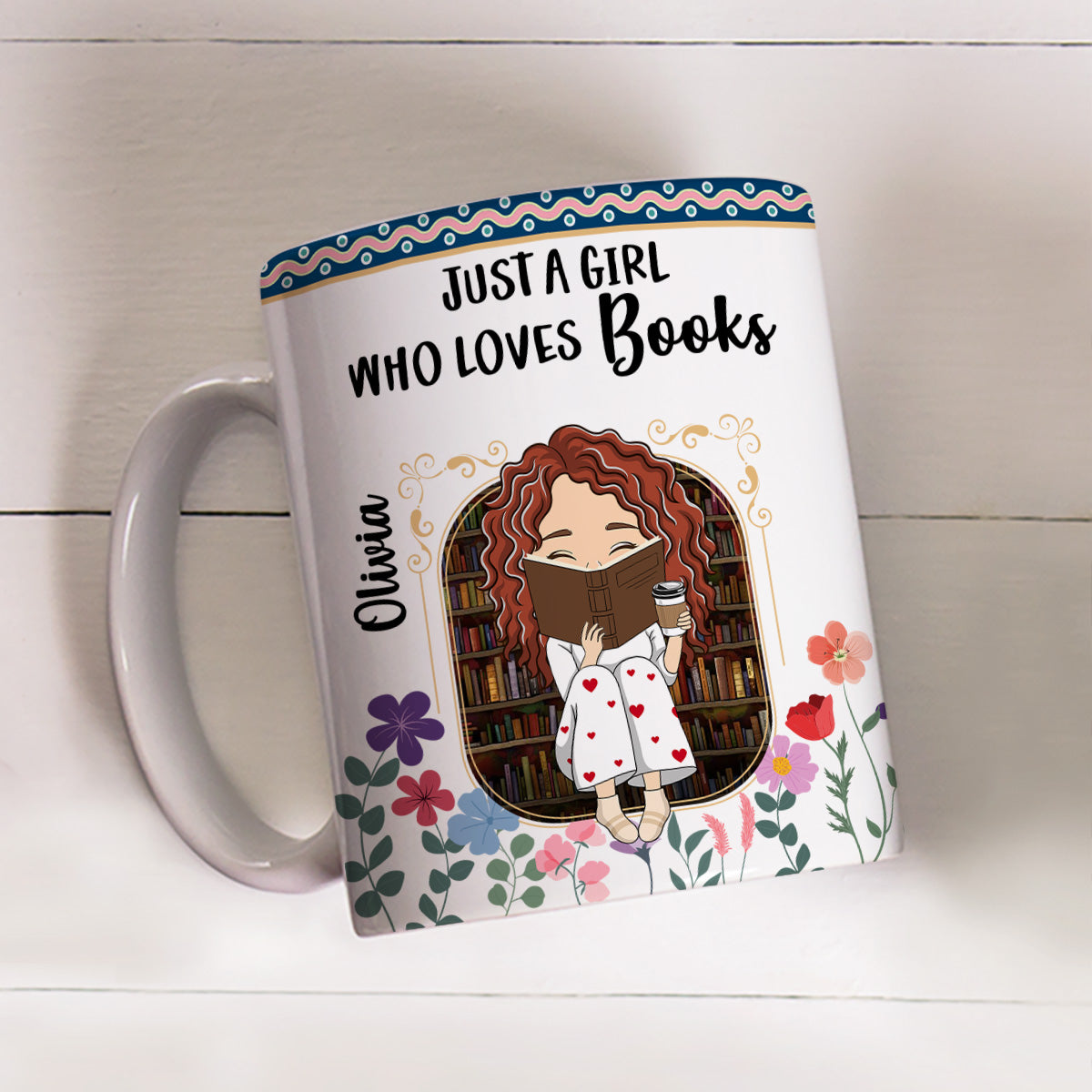Reading Fuel My Soul - Personalized Custom Coffee Mug