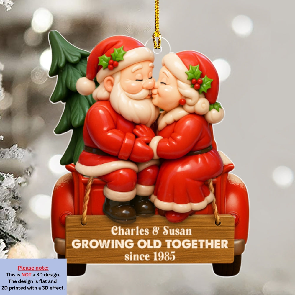 Old Together - Personalized Custom Acrylic Ornament