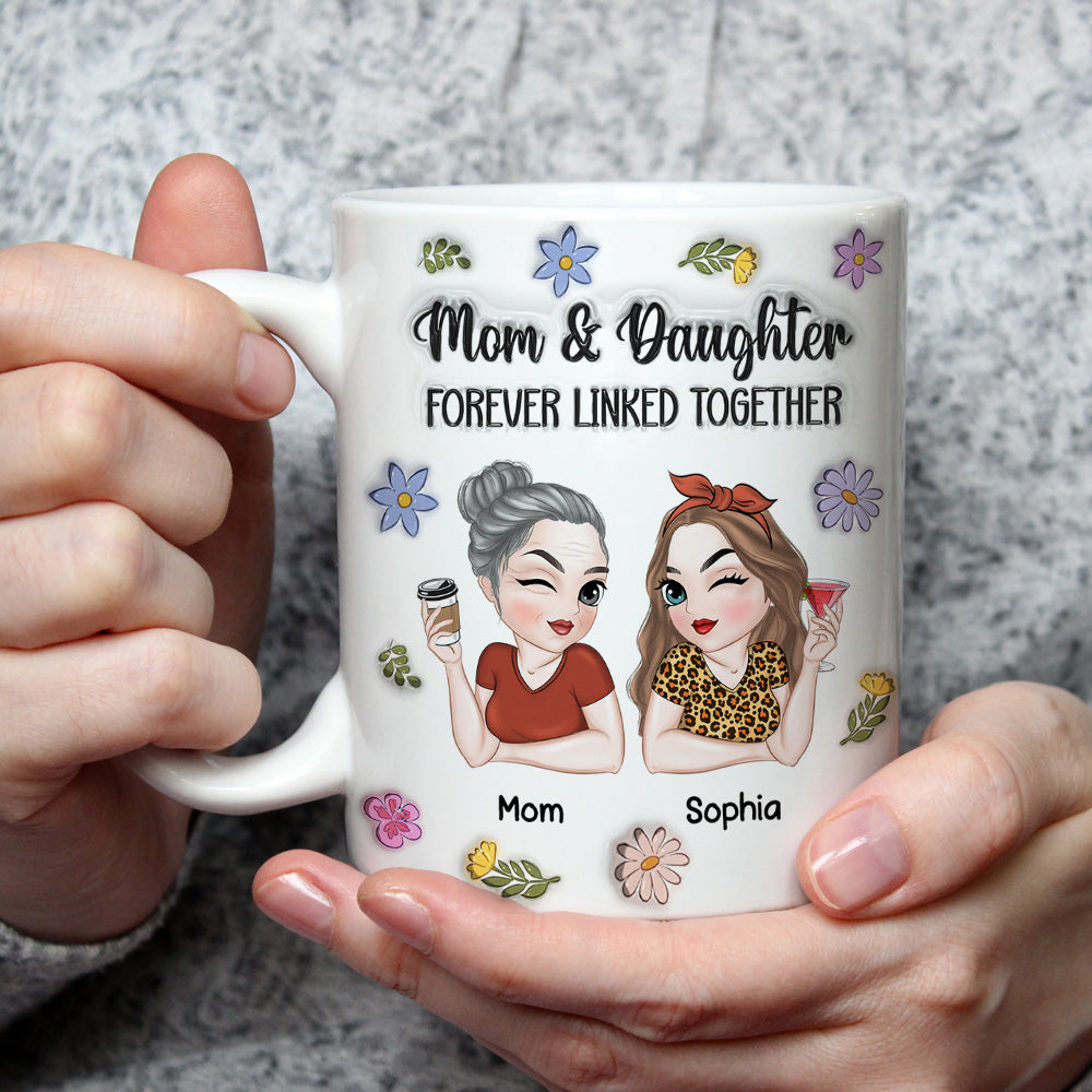 Linked Together - Personalized Custom 3D Inflated Effect Mug