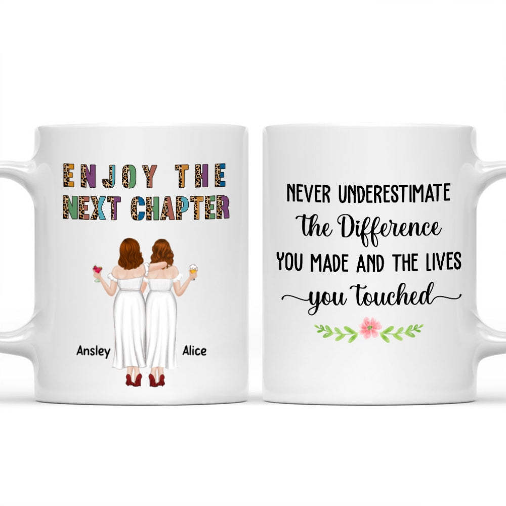 Enjoy The Next Chapter - Personalized Custom Coffee Mug