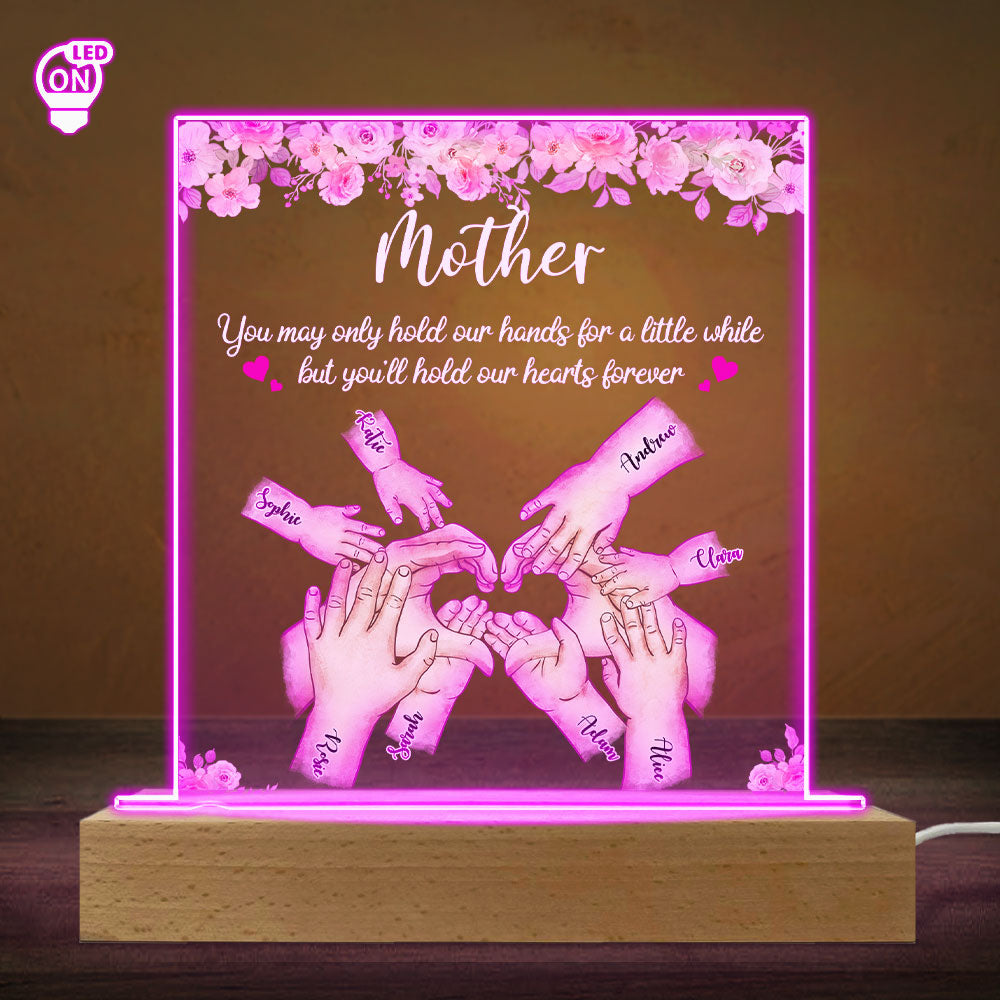 Hold Our Hearts - Personalized Custom LED Light