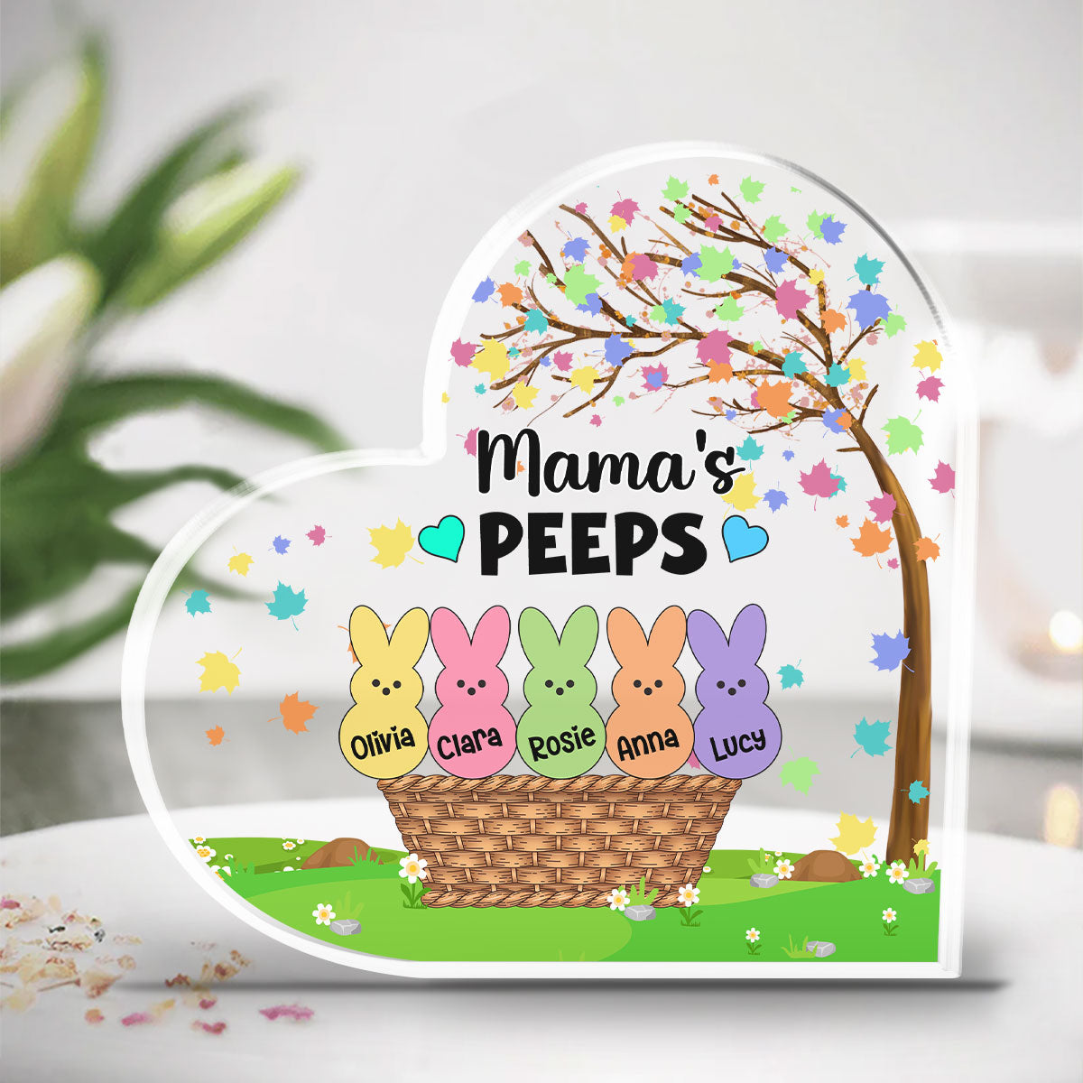 Bunny Peep - Personalized Custom Acrylic Plaque