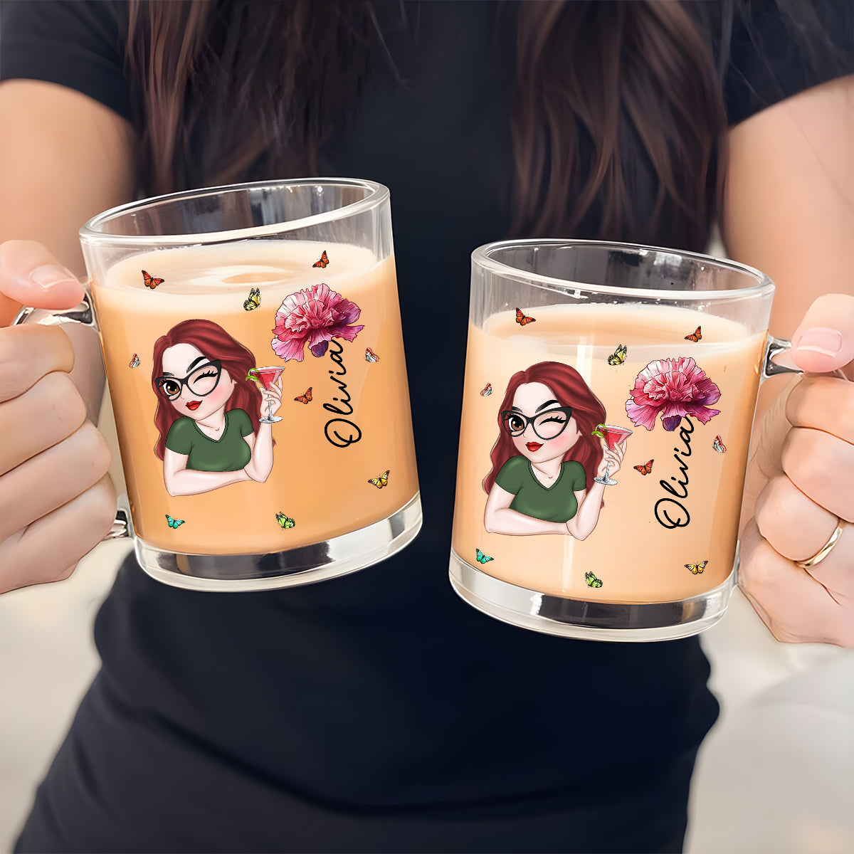 Beautiful Friend - Personalized Custom Glass Mug