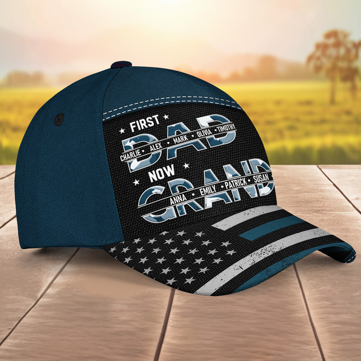 Best Papa Ever - Personalized Custom Classic Cap