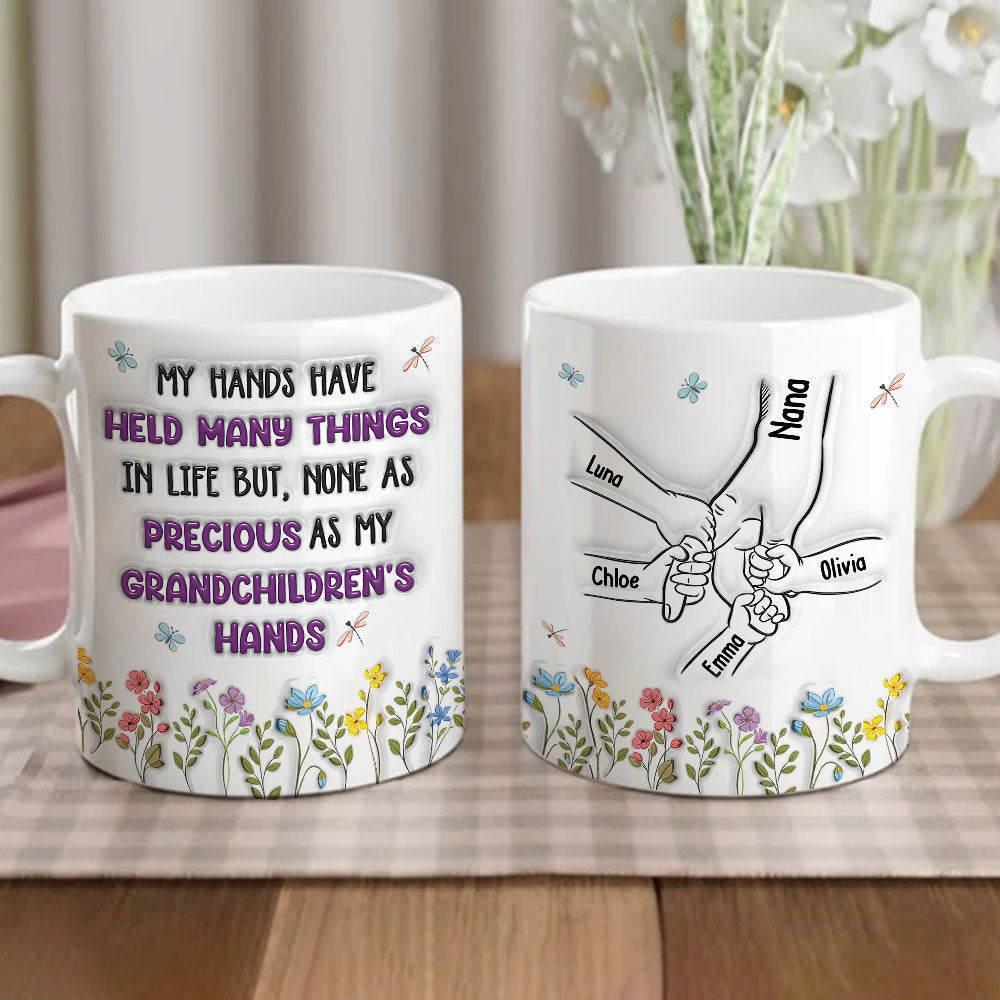 My Grandma Makes Life Brighter - Personalized Custom 3D Inflated Effect Mug