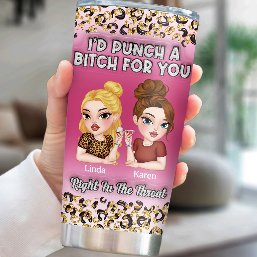 Punch For You - Personalized Custom 3D Inflated Effect Tumbler