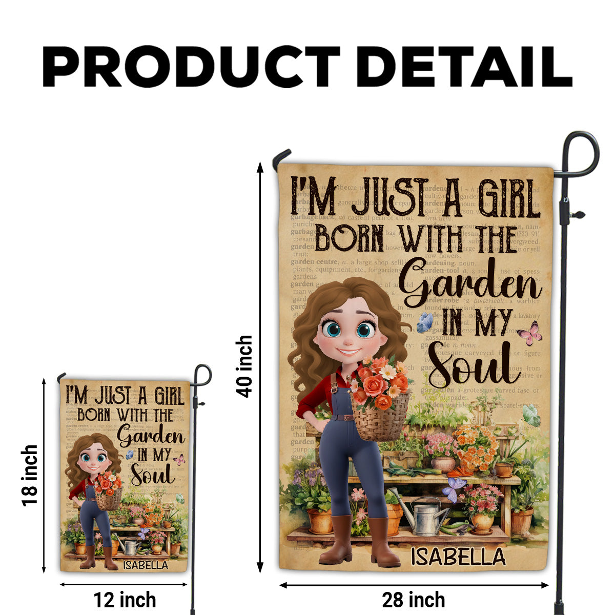 Garden In My Soul - Personalized Custom Flag