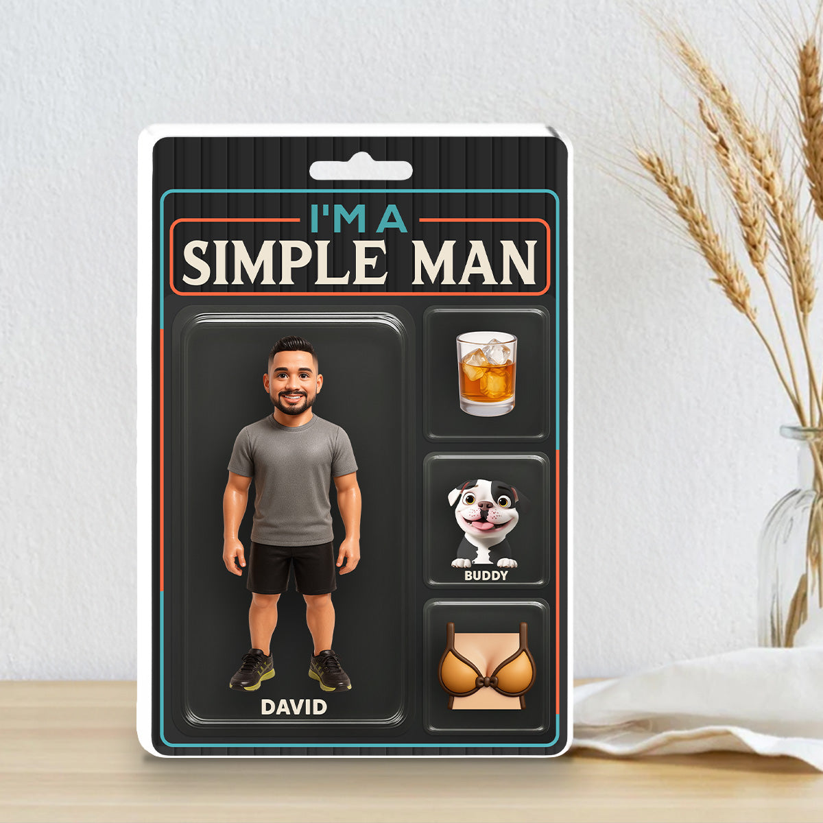 I Am A Simple Man - Personalized Custom Acrylic Plaque