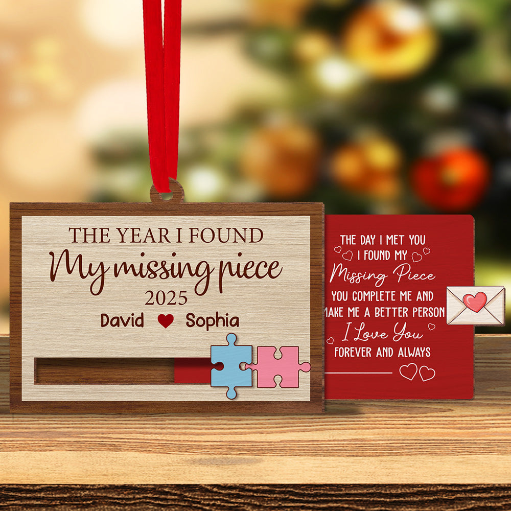 I Love You Forever And Always - Personalized Custom Slide Ornament