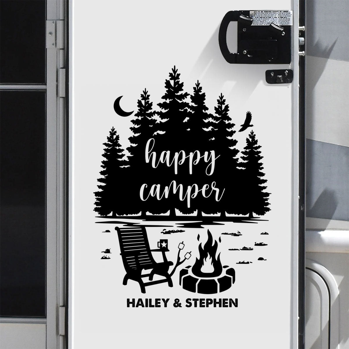 Our Happy Place - Personalized Custom Decal
