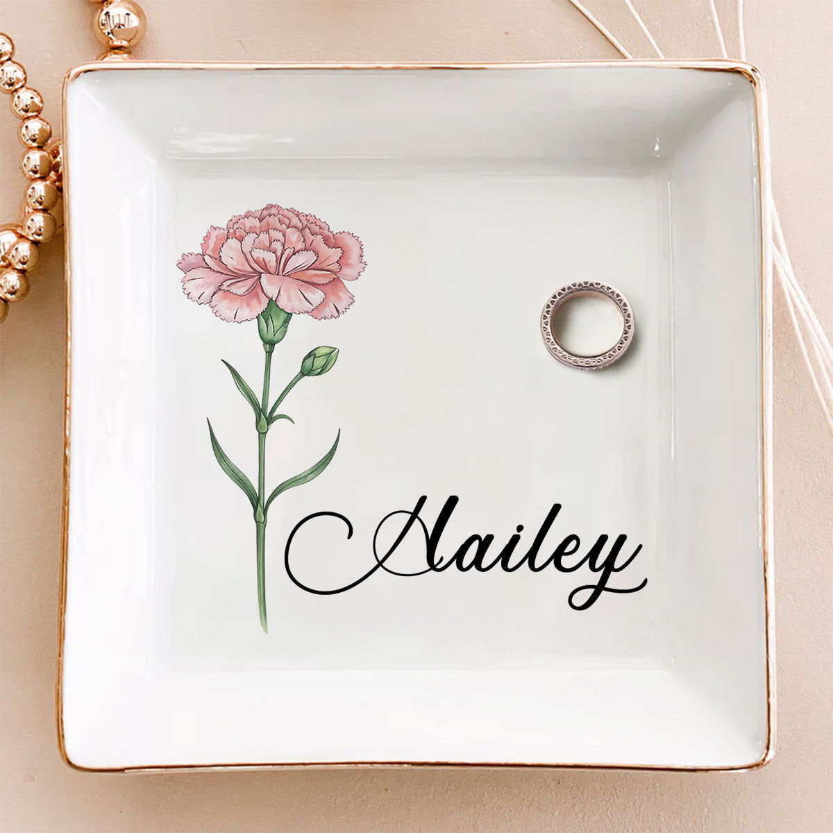 True Friends Endless Beauty - Personalized Custom Jewelry Dish