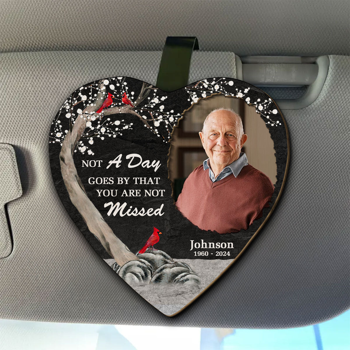Miss And Love - Personalized Custom Car Visor Clip