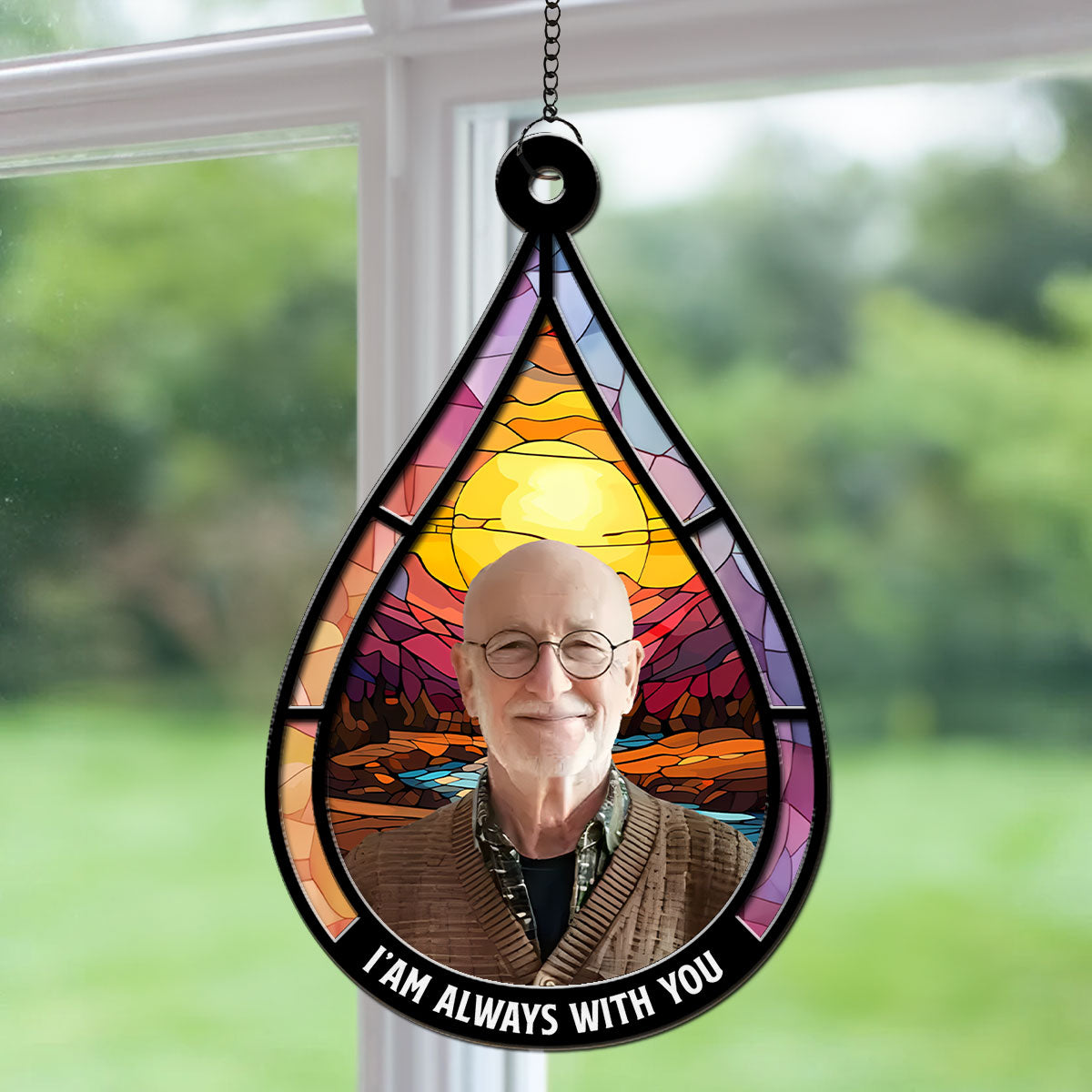 We Are Always With You - Personalized Custom Suncatcher